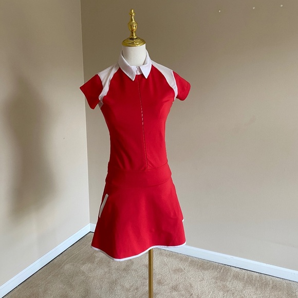 Olayasport Red Athena Dress Size Small - Picture 1 of 16